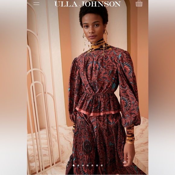 ❤️ Designer Ulla Johnson Mireya blouse - Picture 1 of 7